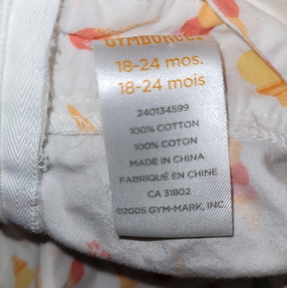 🍦 Vintage Gymboree Sweet Shop Ice Cream Print Toddler Dress - Picture 6 of 6